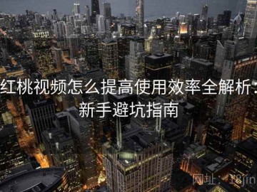 红桃视频怎么提高使用效率全解析：新手避坑指南