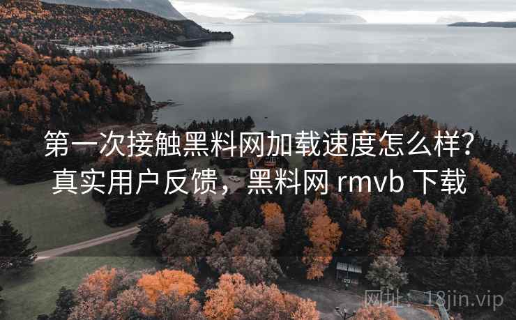第一次接触黑料网加载速度怎么样?真实用户反馈,黑料网 rmvb 下载 第一次接触黑料网加载速度怎么样?真实用户反馈,黑料网 rmvb 下载