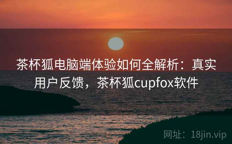 茶杯狐电脑端体验如何全解析：真实用户反馈，茶杯狐cupfox软件